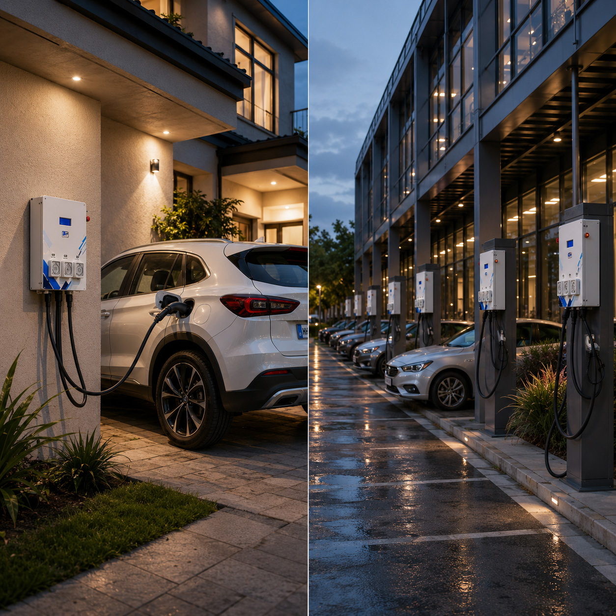 Residential and commercial EV charging
