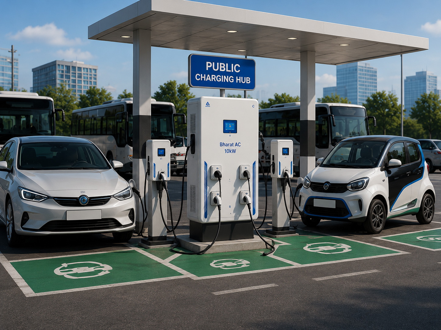 For Public and Fleet Charging Hubs