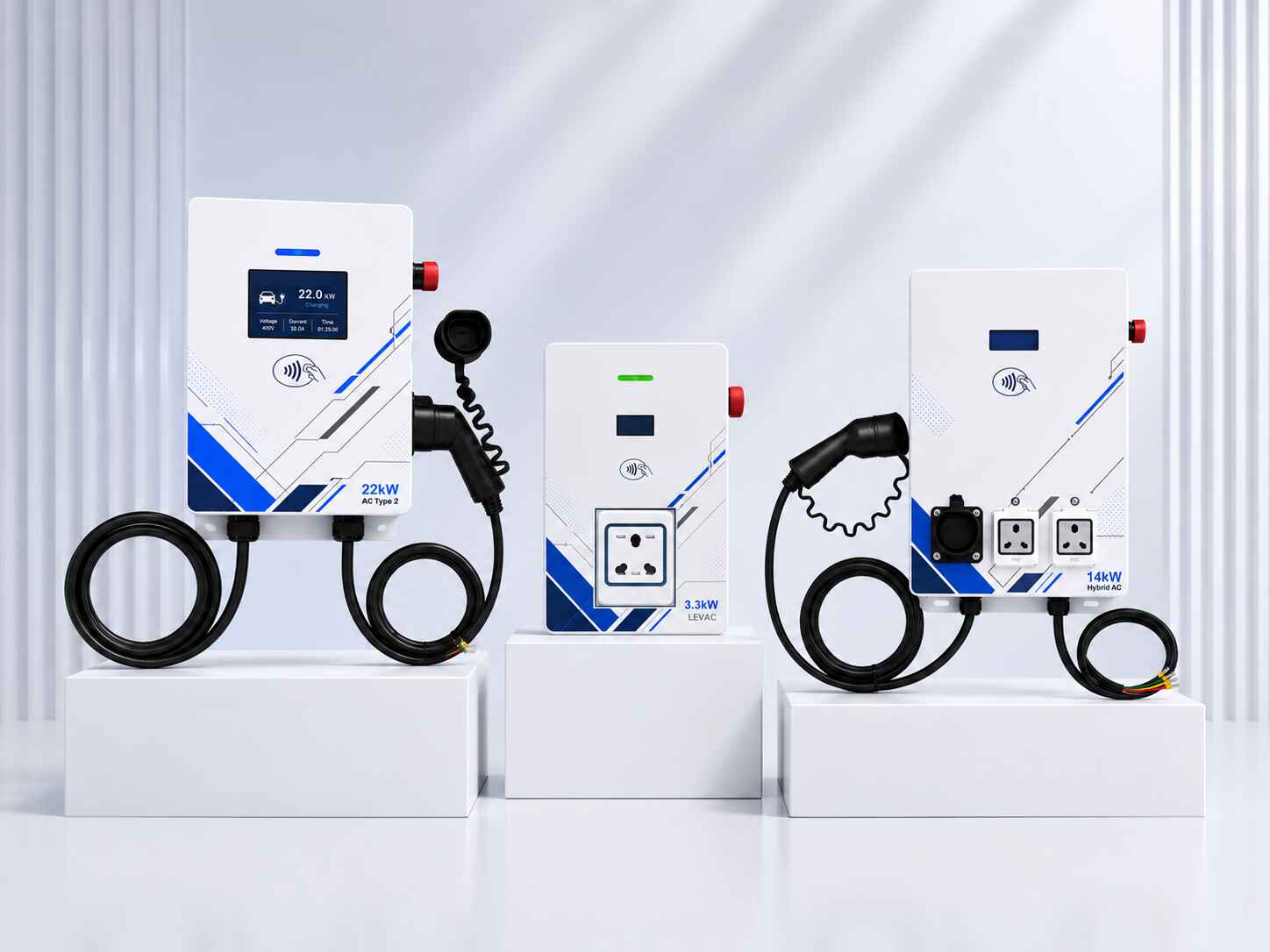AC EV charging in public and commercial settings