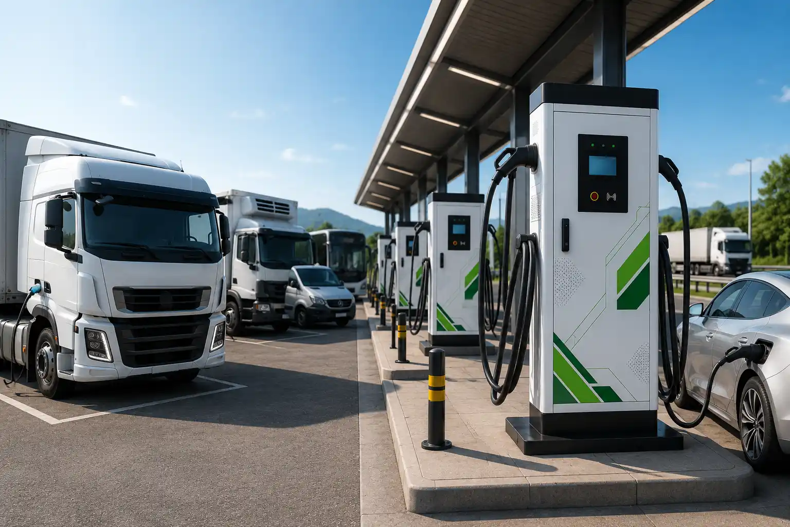myPowerExperts EV charger range with India connectivity map