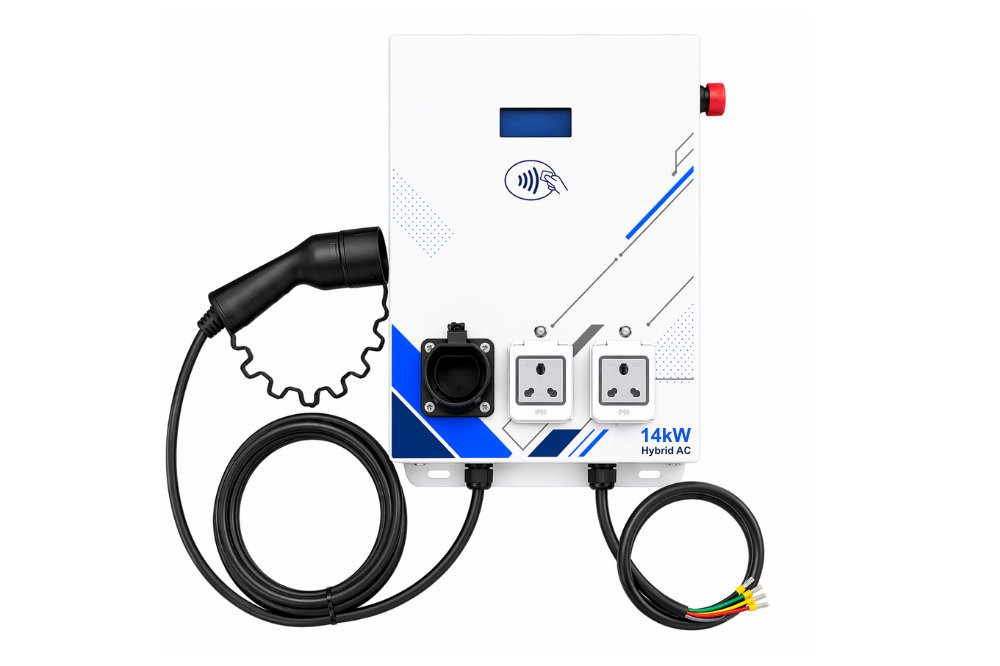 Hybrid AC EV Charger — 14kW Mixed Output