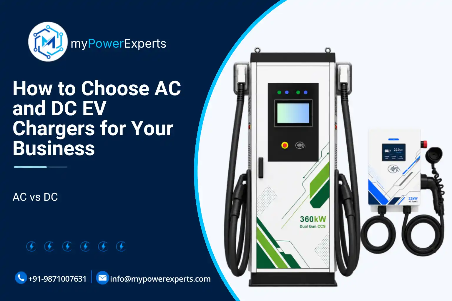 How to Choose AC and DC EV Chargers for Your Business