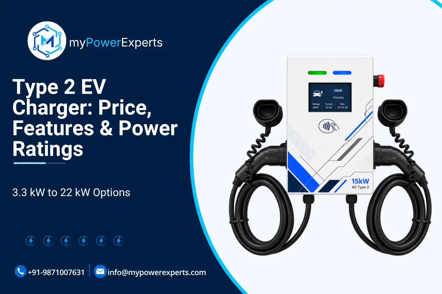 Type 2 EV Charger- Price, Features & Power Ratings