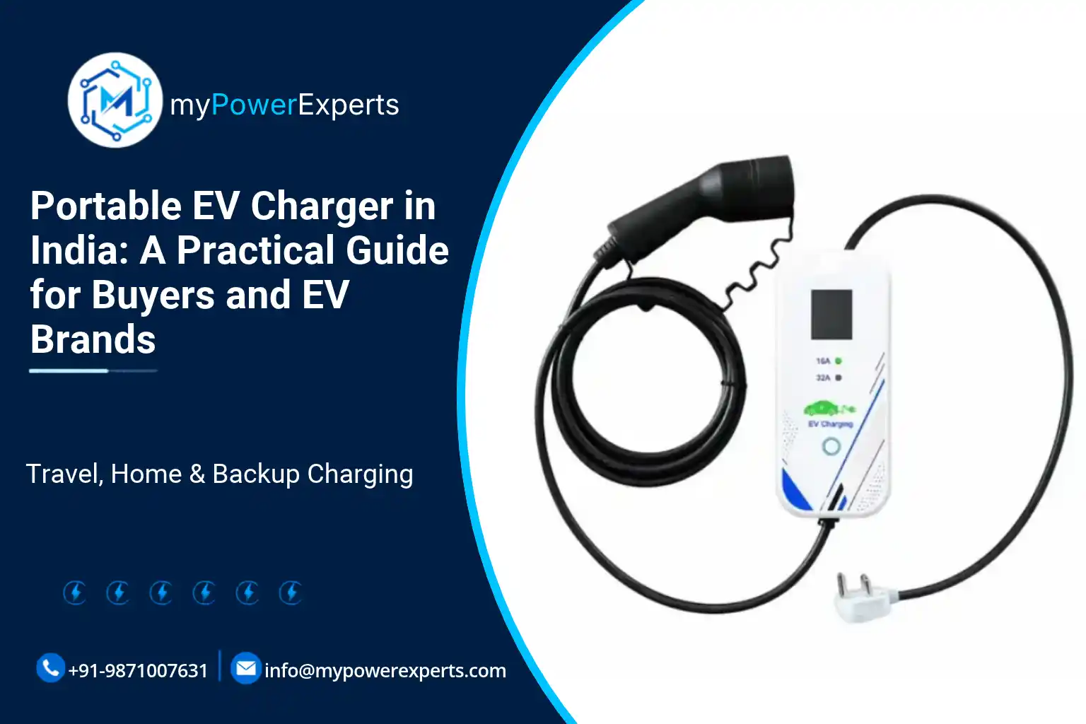 Portable EV Charger in India: A Practical Guide for Buyers and EV Brands
